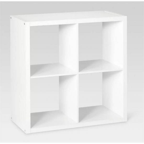 white Cube Organizer Shelf